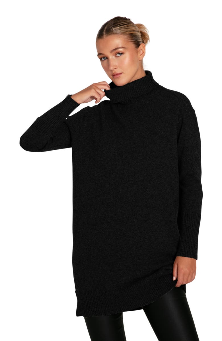 Belle & Bloom Nothing Compares Knit Dress, Alternate, color, Black