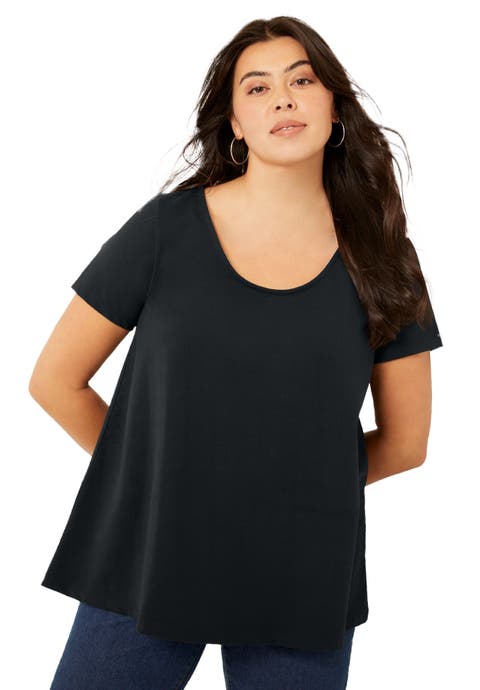 Short-Sleeve Swing One + Only Tunic (Plus Available)