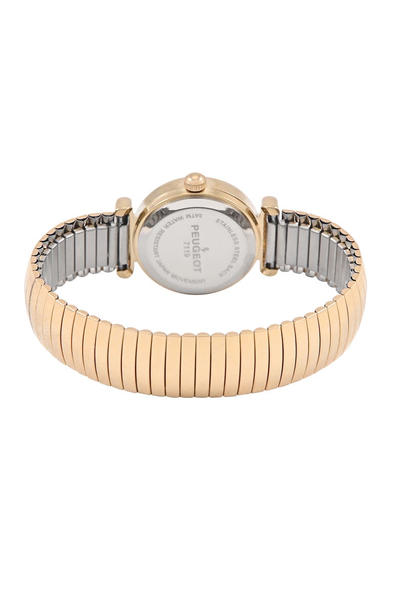 Easy Read Expansion Stretch Watch- 25MM, Alternate, color, Gold