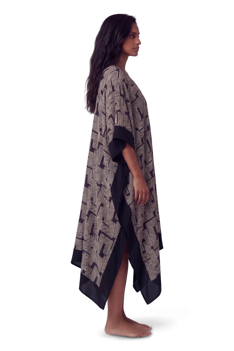 Inter Twine Womens Kaftan, Alternate, color, INTER TWINE BLACK