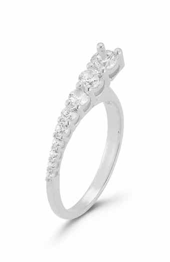 Sterling Silver Cubic Zirconia Ring