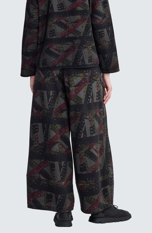 Luukaa Fiona Voluminous Balloon Pants In Multi