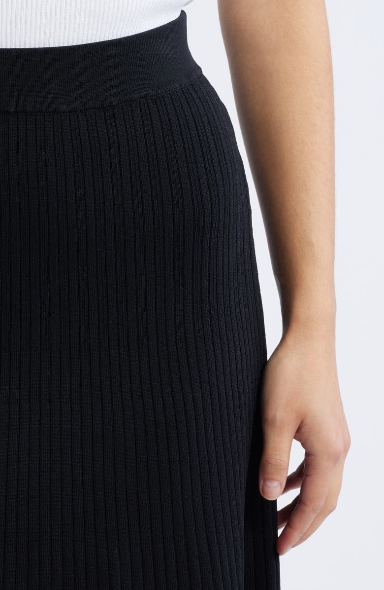 Anne Klein Rib Midi Sweater Skirt, Alternate, color,