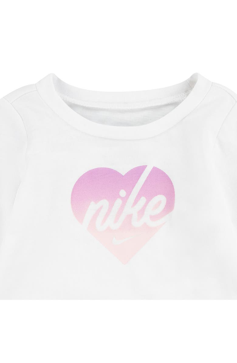 Nike Kids' Long Sleeve Tee & Leggings Set, Alternate, color, Pink Foam