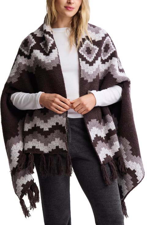 Barefoot Dreams CozyChic Mosaic Wrap