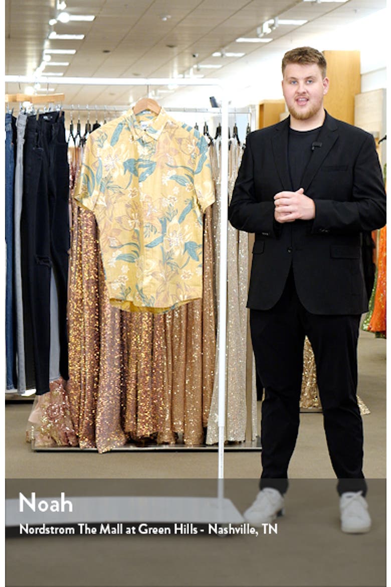 Stargazer Tailored Fit Short Sleeve Button-Down Shirt video