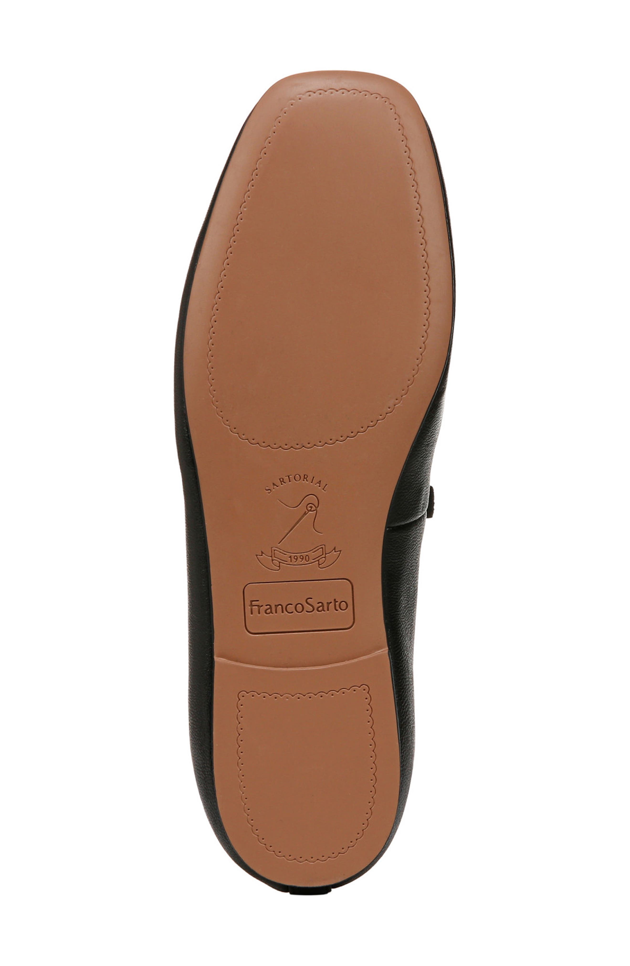 Franco Sarto Eileen Square Ballet Flat, Alternate, color, Black