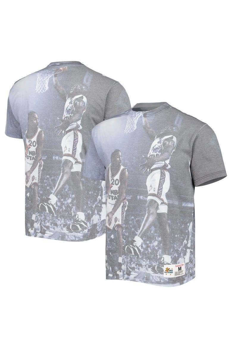 Men's Mitchell & Ness Seattle SuperSonics Above the Rim Graphic T-Shirt, Main, color, White