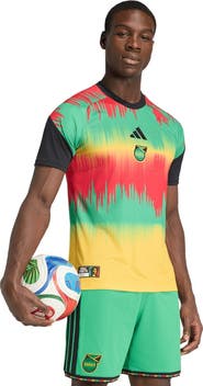 adidas Men's adidas Green Jamaica National Team 2026 Pre-Match Training Jersey