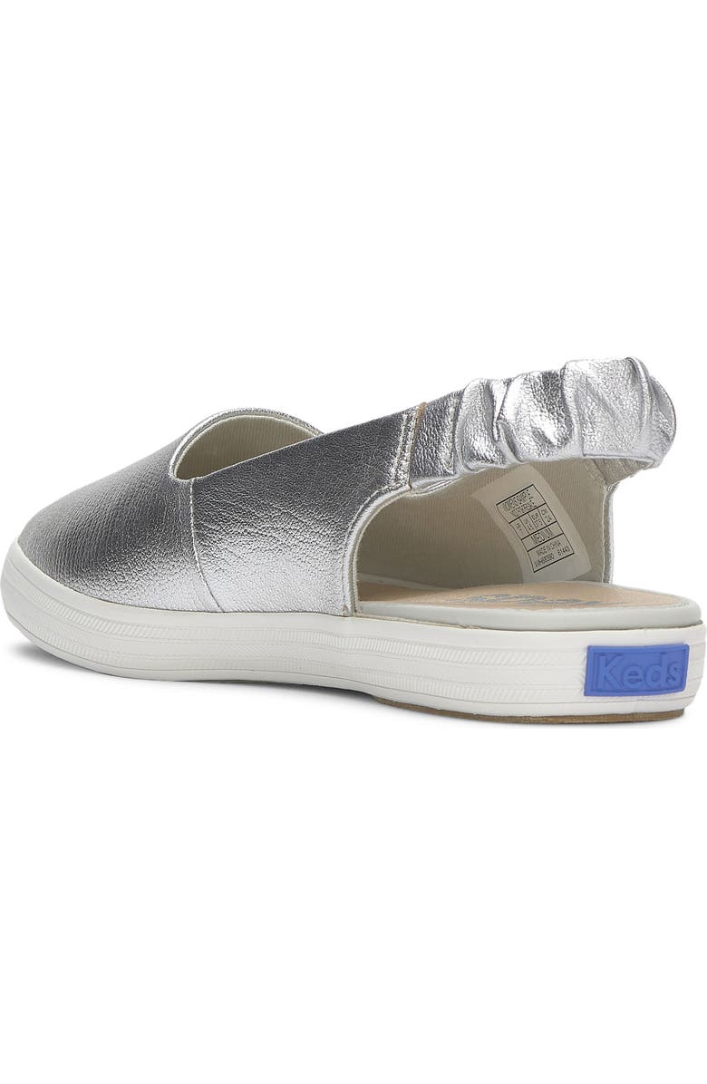 Keds<sup>®</sup> Point Slingback Sneaker, Alternate, color, Silver