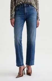 AG Brinley Mid Rise Straight Leg Jeans