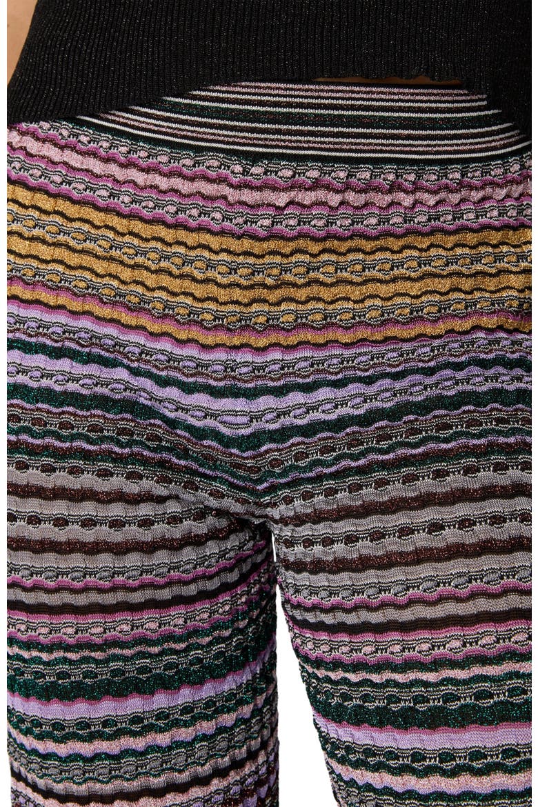 Straight Long Pants With Stripes, Alternate, color, Multicoloured