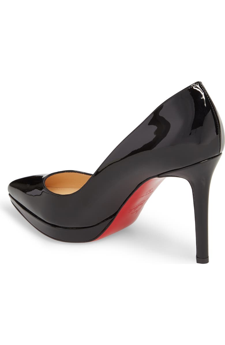 Christian Louboutin Pigalle Plato Pointed Toe Platform Pump, Alternate, color,