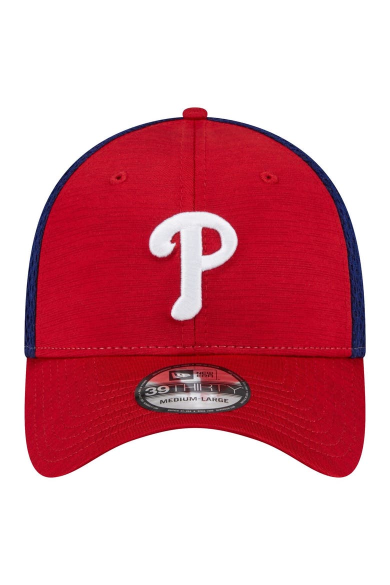 Men's New Era Red Philadelphia Phillies Neo 39THIRTY Flex Hat, Alternate, color, Red