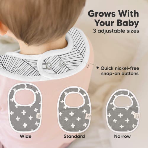 Keababies 8-pack Baby Drool Bibs In Multi