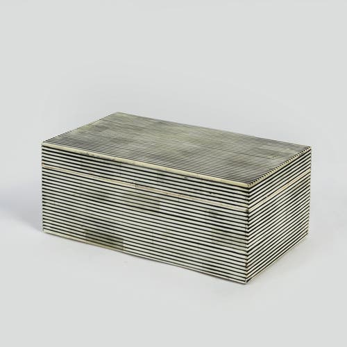 Mela Artisans Pinstripe Inlay Box In Multi