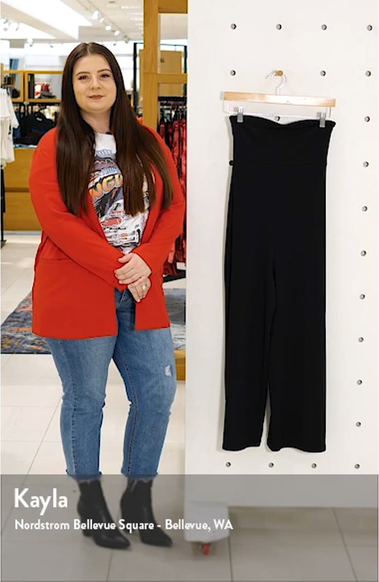 Strapless Wide Leg Jumpsuit, sales video thumbnail
