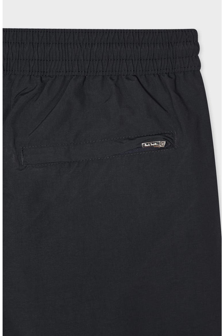 Stripe Swim Trunks, Alternate, color, 79 BLACK