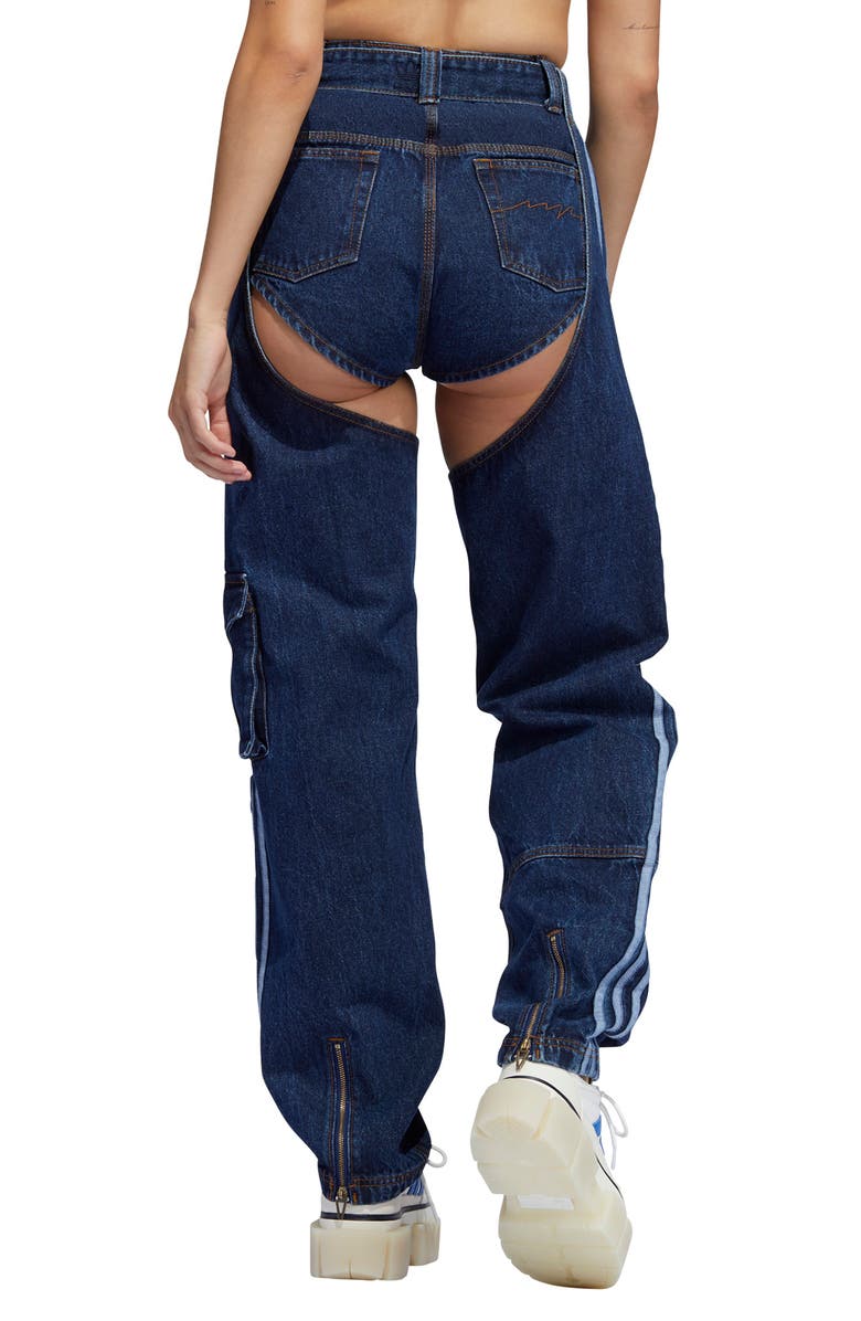 adidas x IVY PARK Denim Chaps, Alternate, color, 