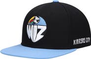 Mitchell & Ness Men's Mitchell & Ness Black Sporting Kansas City Throwback Logo Snapback Hat