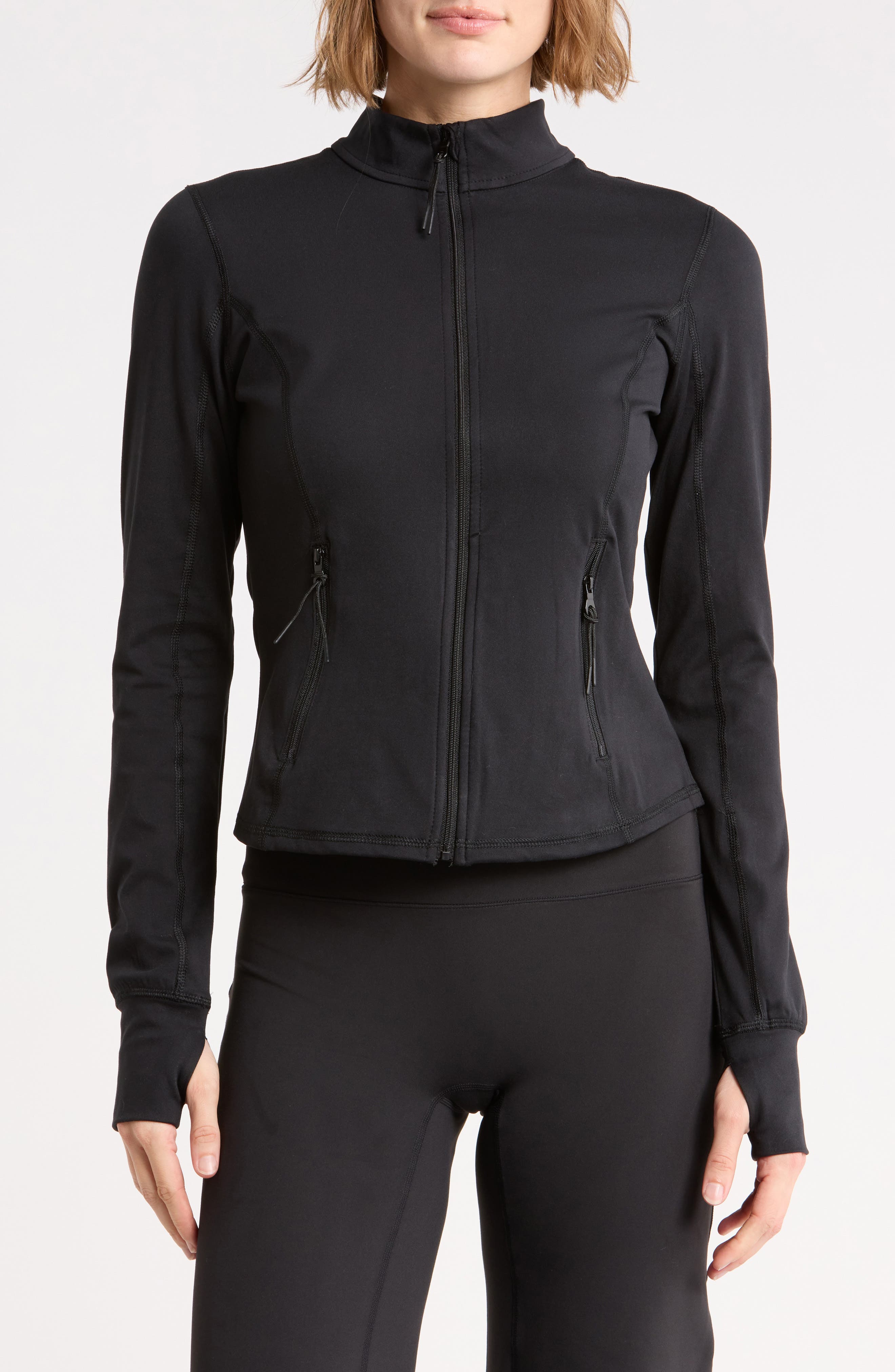 90 DEGREE BY REFLEX Lux Odessa Full Zip Performance Jacket (Women ...