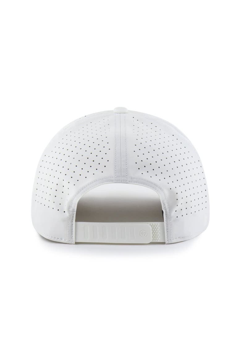 Men's '47  White Virginia Tech Hokies Forward Vent Hitch Rope Adjustable Hat, Alternate, color, White