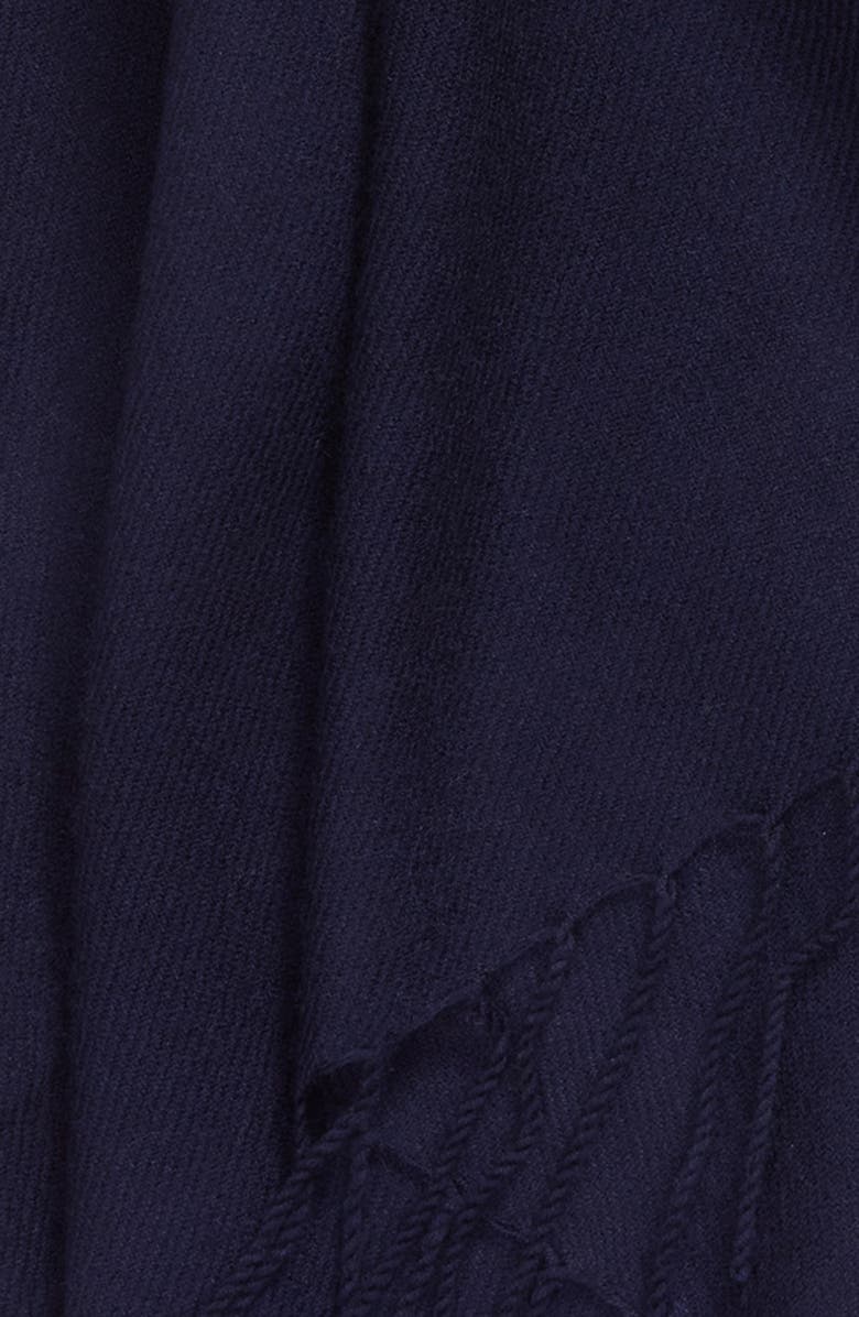 Nordstrom Tissue Weight Wool & Cashmere Scarf, Alternate, color, Navy Evening