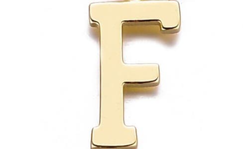 Adornia Initial Charm Tennis Bracelet In Gold