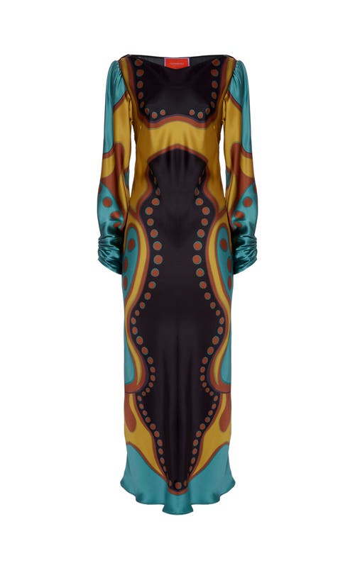 La Doublej Eros Dress In Multi