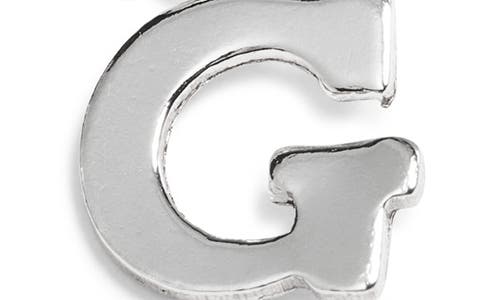 Nashelle Initial Charm In Sterling Silver - G