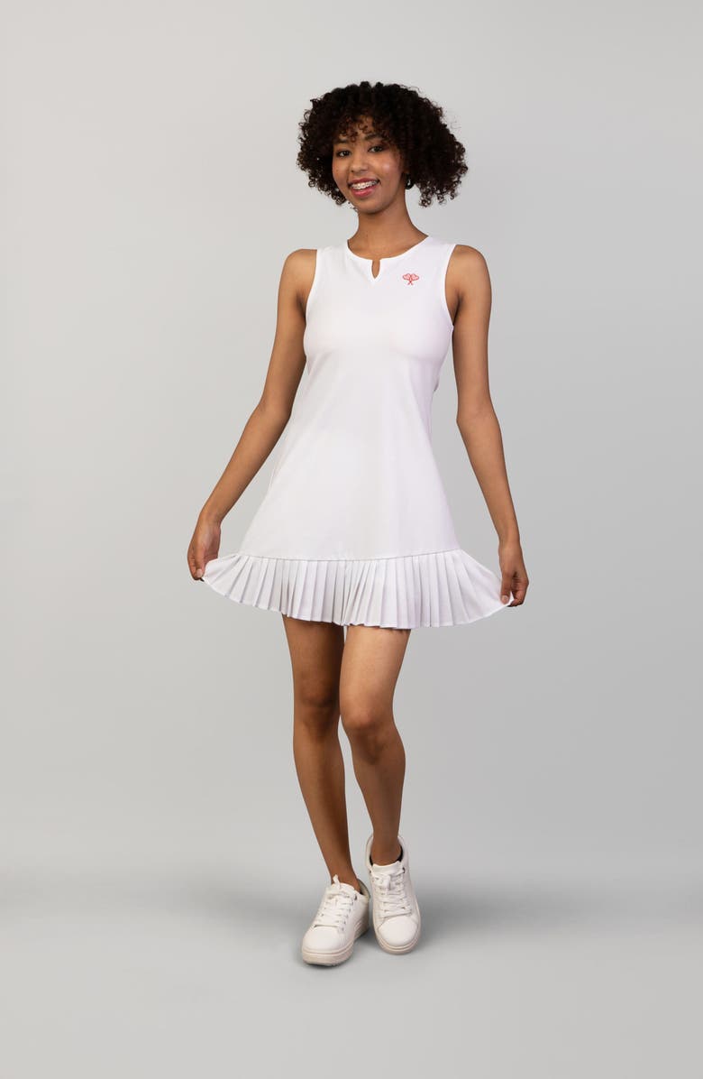 Love All Tennis Women's Ainsley Dress, Alternate, color, White