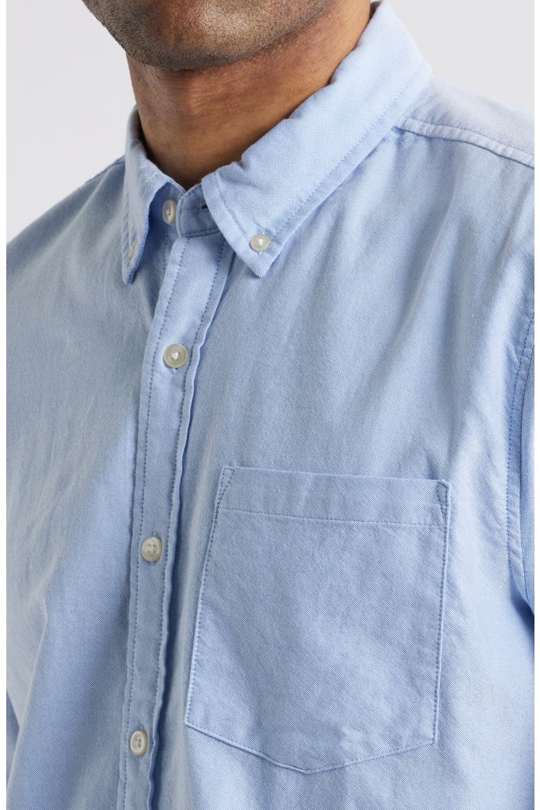 Salty Oxford Dress Shirt, Alternate, color, LIGHT BLUE