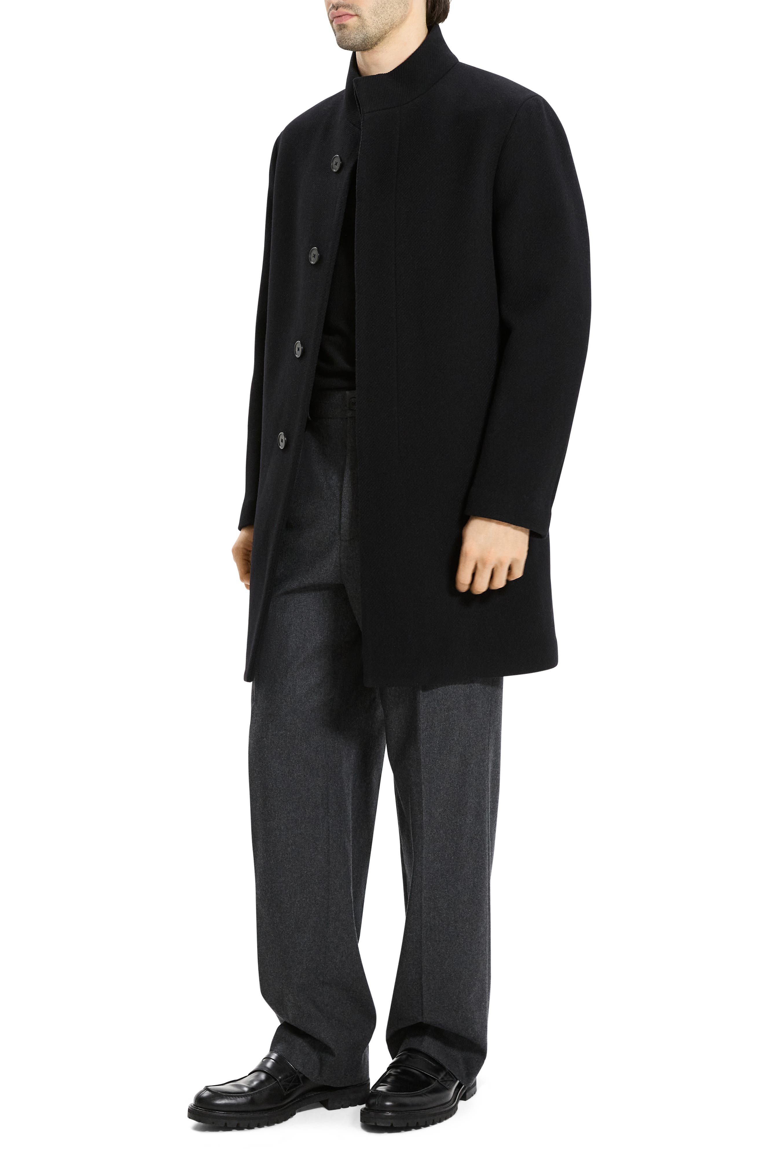Belvin Melton Wool Blend Coat (Men) | Nordstrom