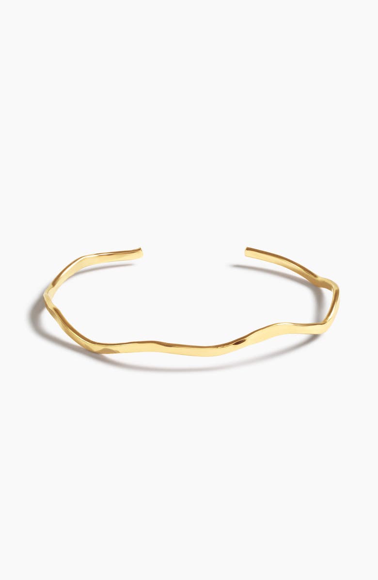 ABLE Olivia Wavy Cuff Gold-filled, Alternate, color, Gold