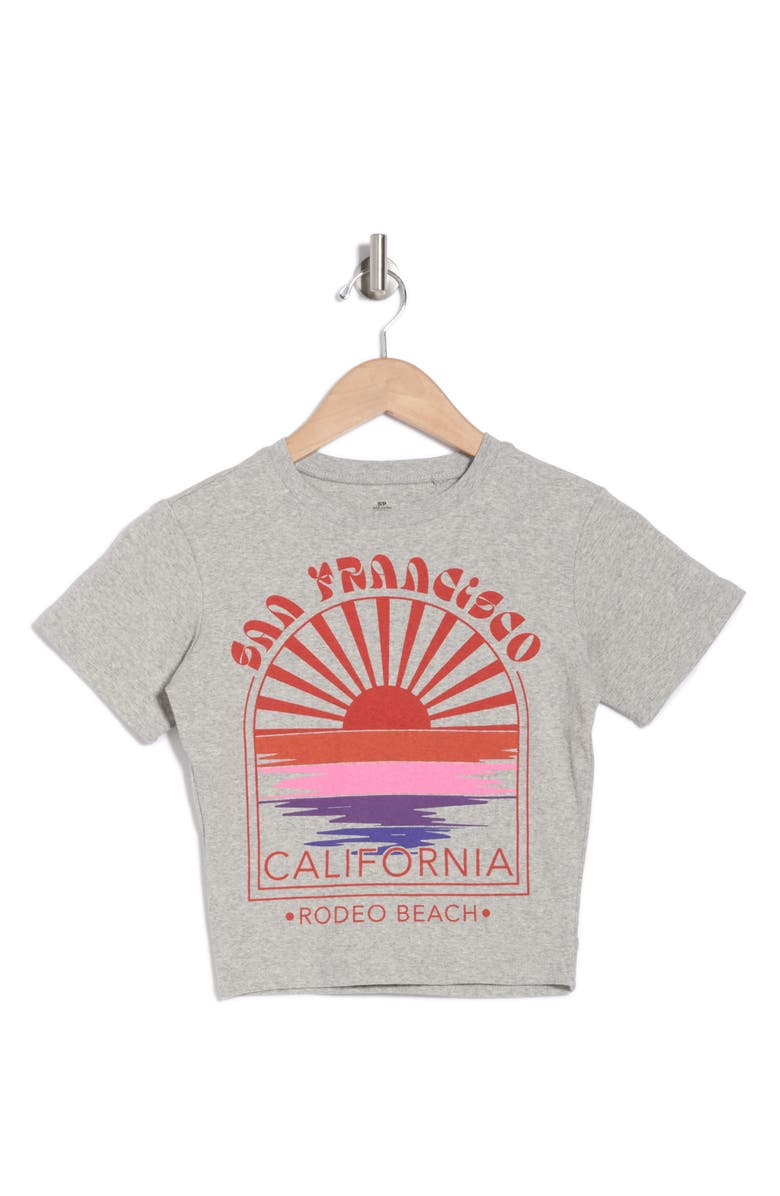 Philcos San Francisco Rodeo Beach Graphic T-Shirt, Alternate, color, Heather Grey