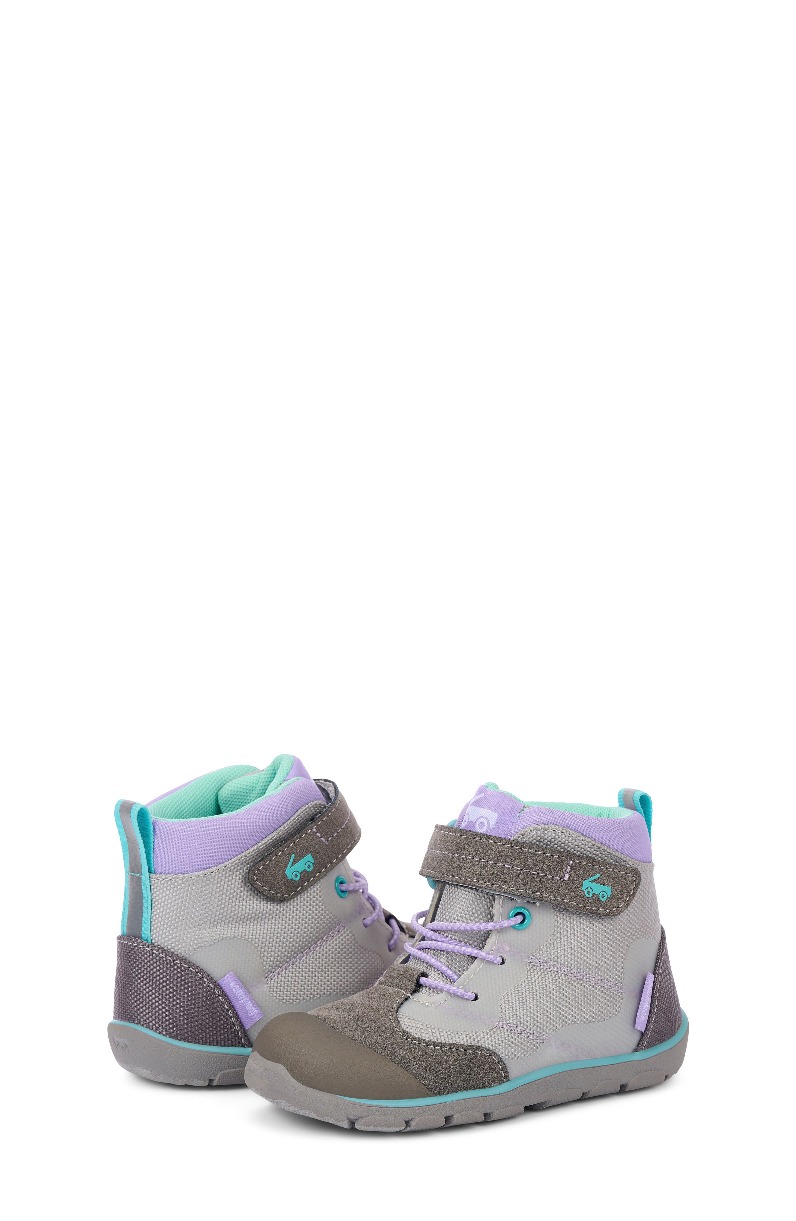 Kids' Canyon Waterproof Boot, Alternate, color, GLACIER GRAY