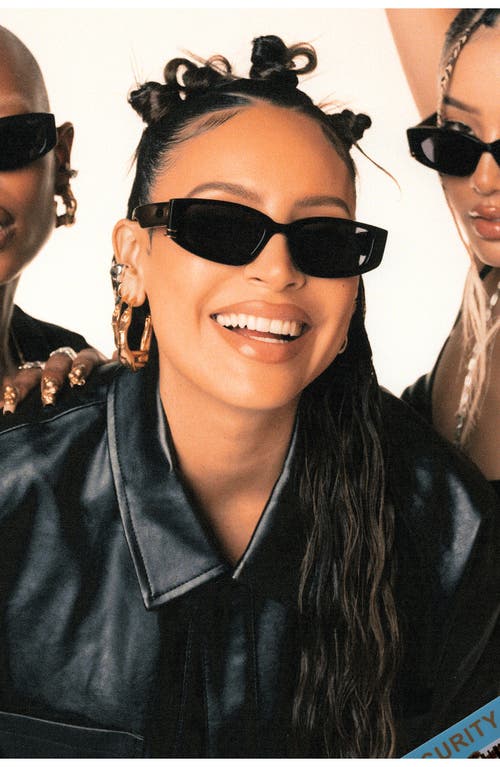 Dezi Cuffed 53mm Square Sunglasses In Multi