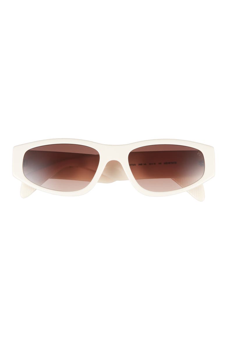 55mm Oval Sunglasses, Main, color, CREAM GOLD