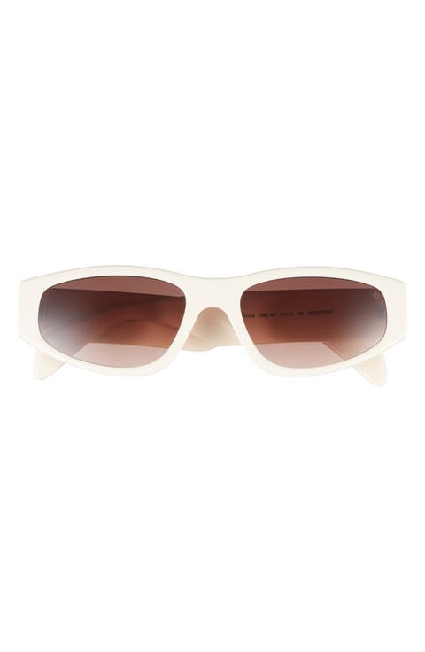 55mm Oval Sunglasses