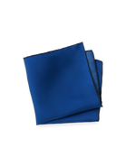 Paul Fredrick Solid Silk Pocket Square