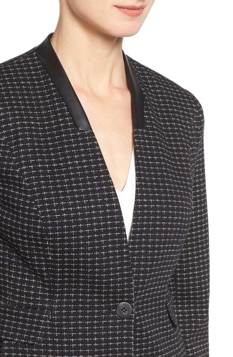 Classiques Entier<sup>®</sup> One-Button Jacquard Jacket, Alternate, color,
