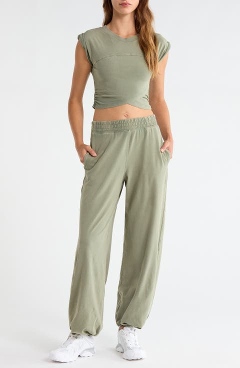 FP Movement Hot Shot Crossover T-Shirt & Joggers Set
