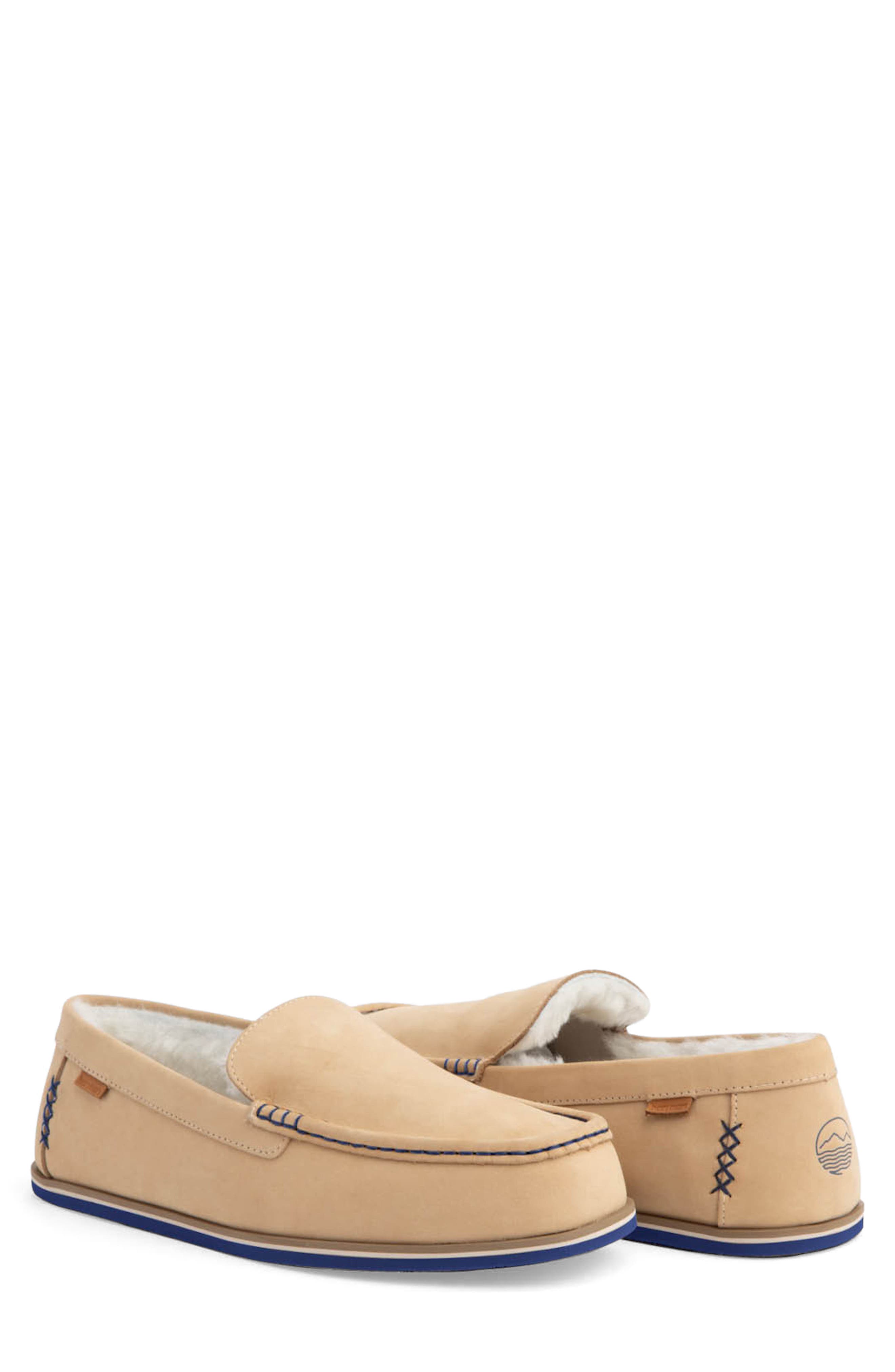 Sonoro Genuine Shearling Lined Slipper, Alternate, color, LIGHT TAN