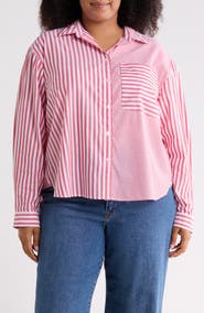 beachlunchlounge Long Sleeve Button Front Shirt