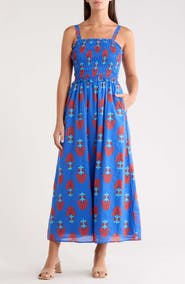 SUGARLIPS Riela Floral Cotton Sundress