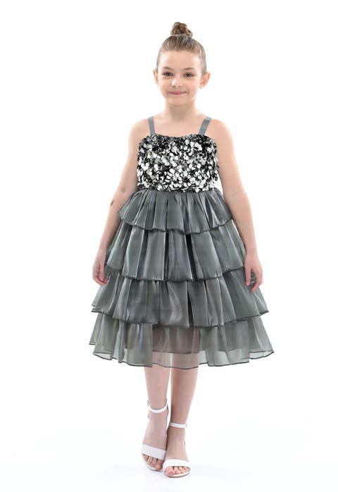 Layered Tulle Sequin Sleeveless Dress (Toddler, Little Kid & Big Kid)