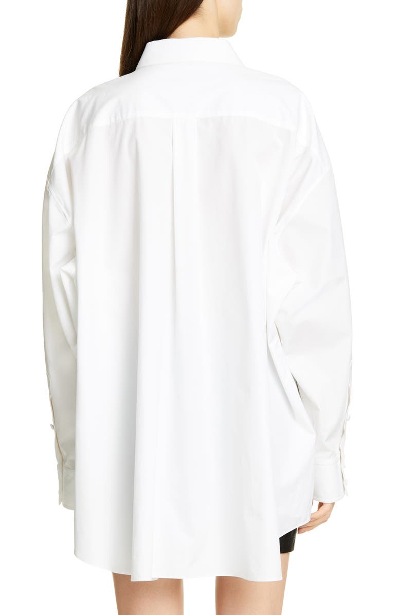 Alexander Wang Oversize Tuxedo Shirt, Alternate, color, 