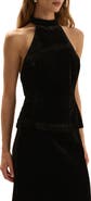 Favorite Daughter The Velvet Don't Wait Halter Top