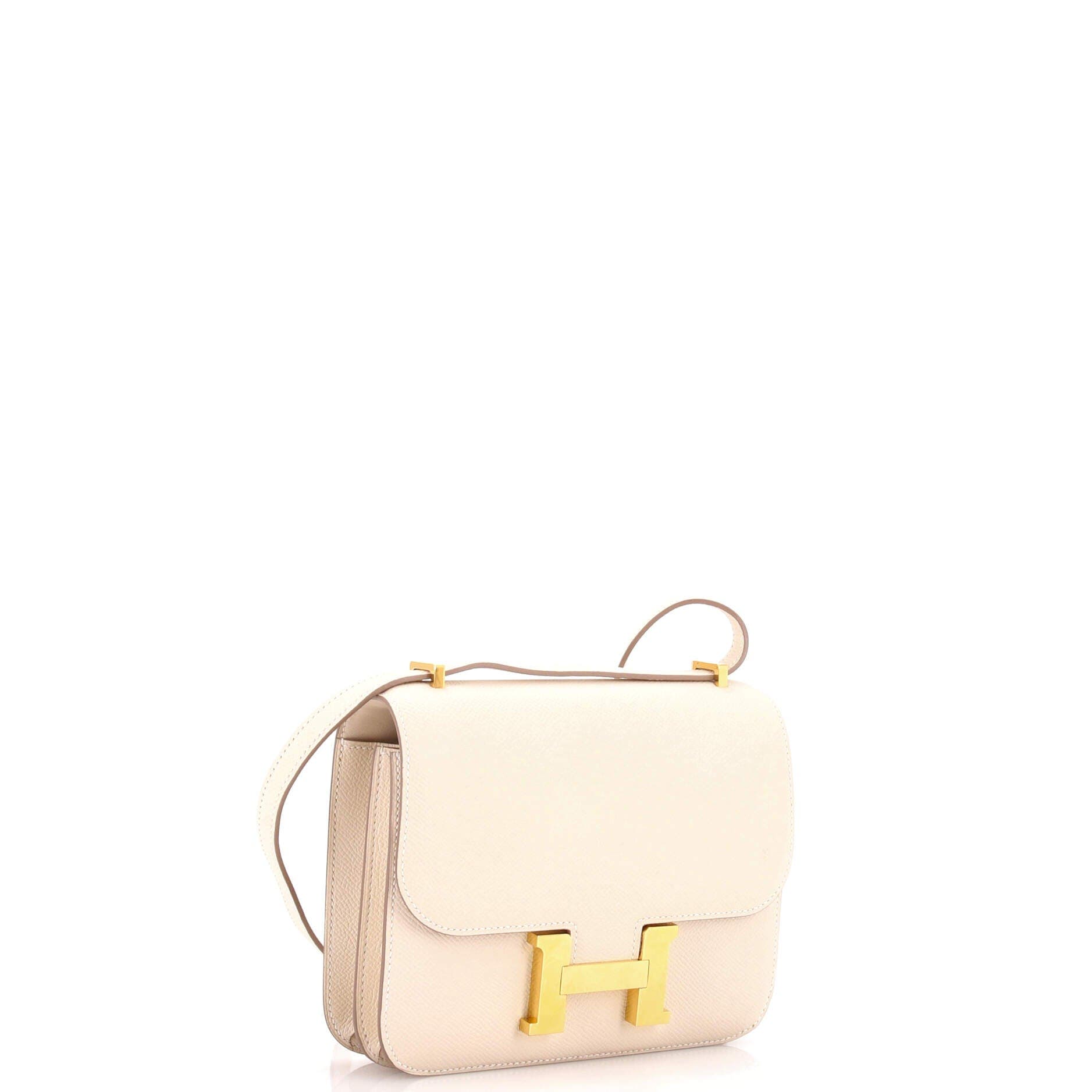 Constance Bag Epsom 18, Alternate, color, White