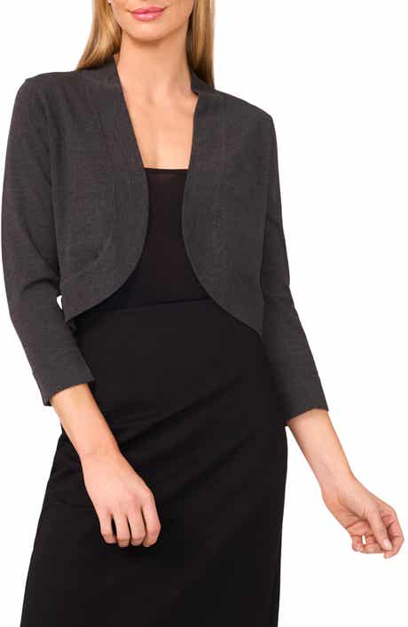 Halogen® Three Quarter Sleeve Shrug